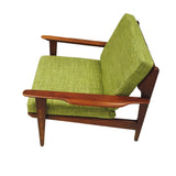 Mid Century Walnut Lounge Chair