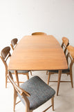 Mid Century Dining Set with 6 Chairs