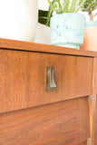 Mid Century Louvered Front Dresser