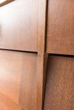 Mid Century Louvered Front Dresser