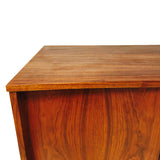 Mid Century Sculpted Walnut Gentlemen's Chest