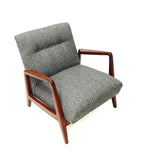 Jens Risom Walnut Lounge Chair