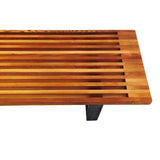 Mid Century Slat Bench