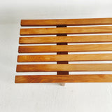 Mid Century Slat Bench