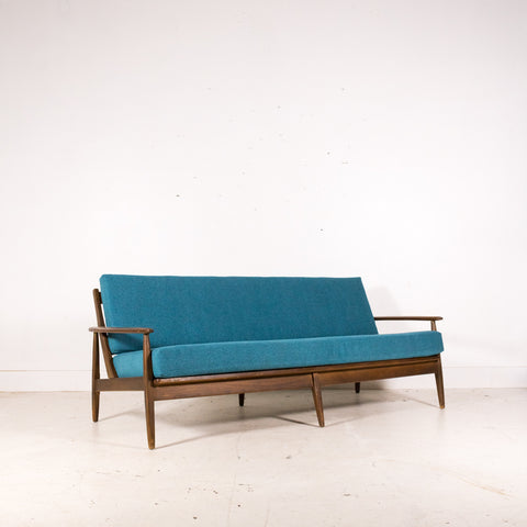 Mid Century Sofa with New Upholstery