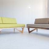 Mid Century Inspired Platform Sofa