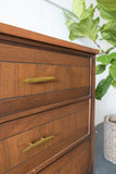 Mid Century Walnut 3 Drawer Dresser