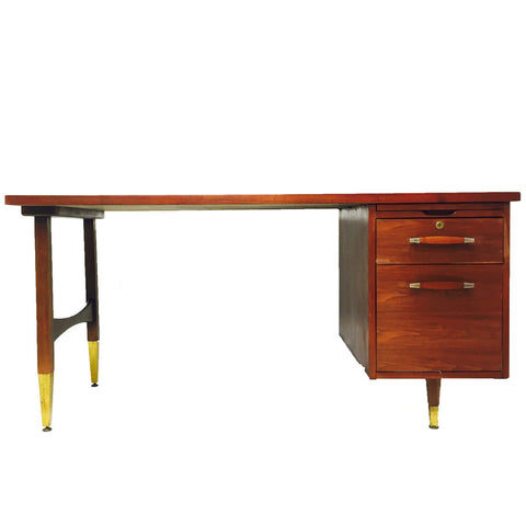 Mid Century Walnut Desk