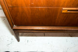 Mid Century Walnut Highboy Dresser