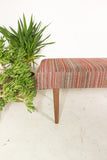 Modern Handmade Bench - Multi-Color Stripe
