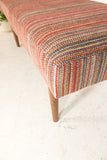 Modern Handmade Bench - Multi-Color Stripe