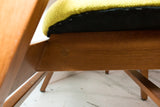 Pair of Gunlocke Chairs - New Chartreuse Upholstery