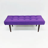 Atomic Tufted Bench/Ottoman (Purple)