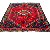 Qashqai Shiraz Rug with 1 Medallion