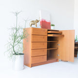 Danish Teak Dresser/Armoire by Scan Coll