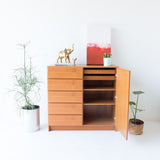 Danish Teak Dresser/Armoire by Scan Coll