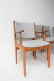 Set of 4 Teak Dining Chairs