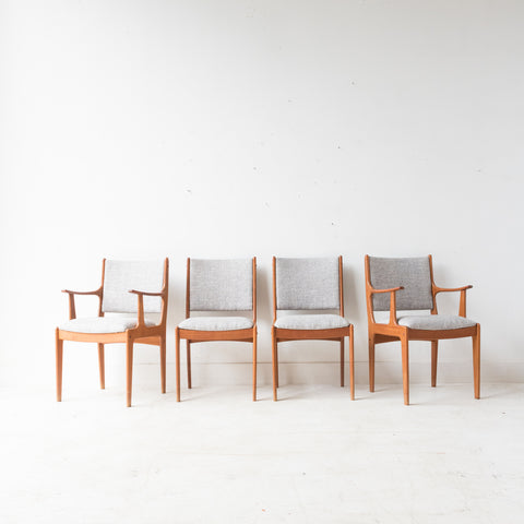 Set of 4 Teak Dining Chairs