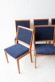 Set of 8 Mid Century Modern Teak Dining Chairs
