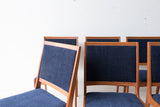 Set of 8 Mid Century Modern Teak Dining Chairs