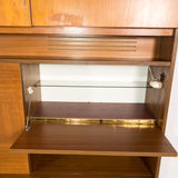 Teak Wall Unit/Bar Cabinet