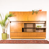 Teak Wall Unit/Bar Cabinet