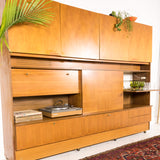 Teak Wall Unit/Bar Cabinet