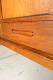 Danish Teak Highboard on Tapered Legs