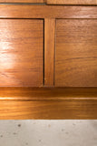 Danish Teak Highboard on Tapered Legs