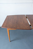 Mid Century Modern Walnut "Floating Top" Dining Table