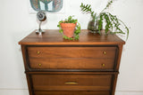 Mid Century Modern Highboy Dresser